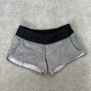 Gray Speed Up Lululemon Shorts